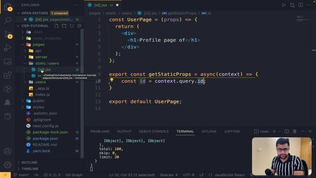 Static Site Generation - SSG in NextJS | NextJS in Hindi смотреть онлайн