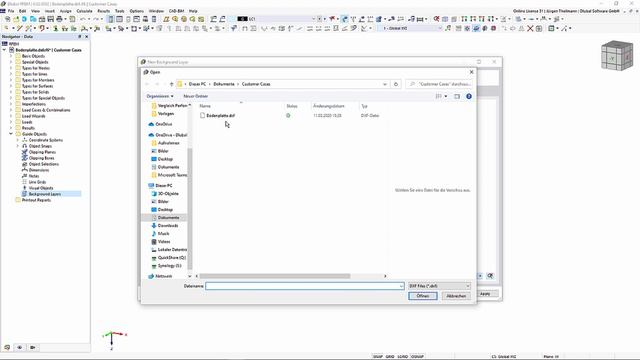 [EN] FAQ 005220 | Как вставить файл DXF в качестве фонового слоя в RFEM 6 или RSTAB 9? смотреть онлайн