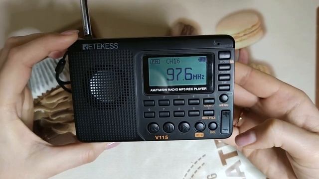 Розпакування та огляд радіоприймача RETEKESS V115 смотреть онлайн