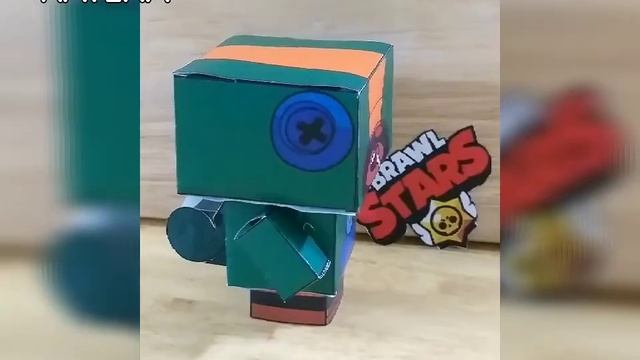 Леон Бравл Старс из бумаги .LEON BRAWL STARS. смотреть онлайн