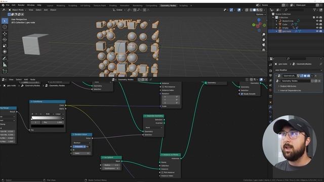 Modern Mo-Graph Animation With Proximity in Blender! смотреть онлайн