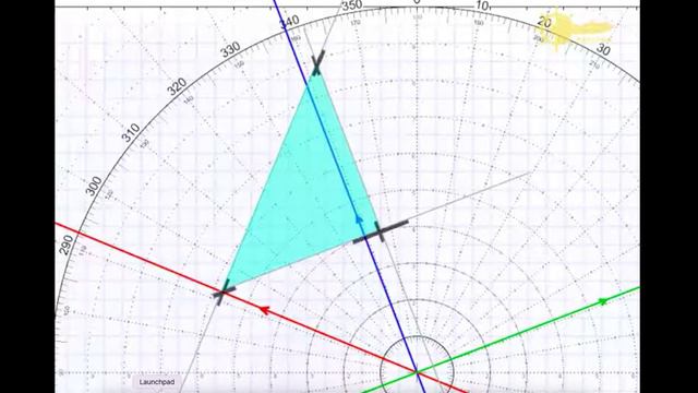 Перенос обсервации по светилам на карту