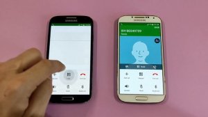 Incoming call & Outgoing call at the Same Time Samsung Galaxy S4 + S4