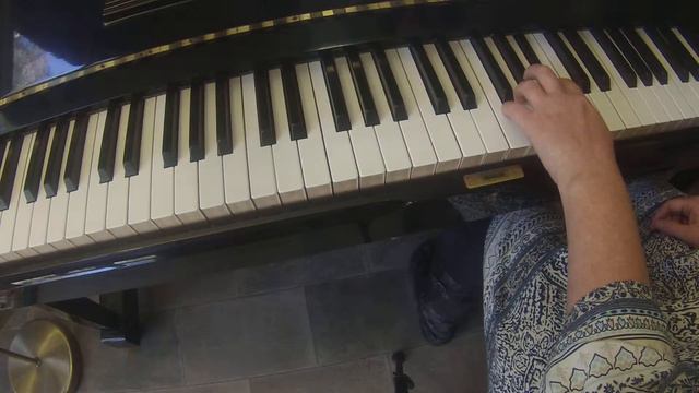 C melodic minor scale | 2 octaves on piano | left hand - SLOW смотреть онлайн