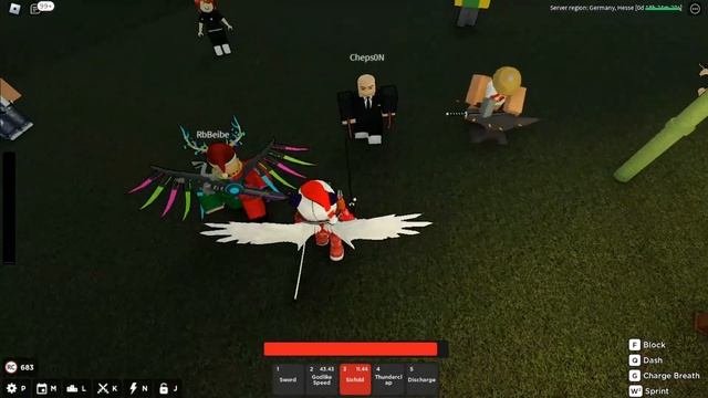 ДЕМОНЫ в ПВП ЗАМЕСЕ - РОБЛОКС КЛИНОК РАССЕКАЮЩИЙ ДЕМОНОВ - Demon Slayer Roblox смотреть онлайн