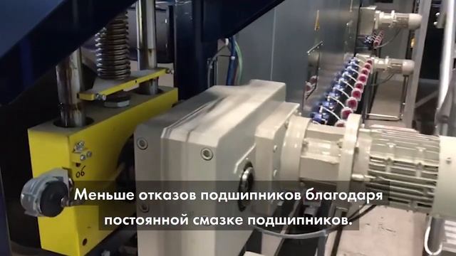 Автоматическое смазывание на производстве стекла