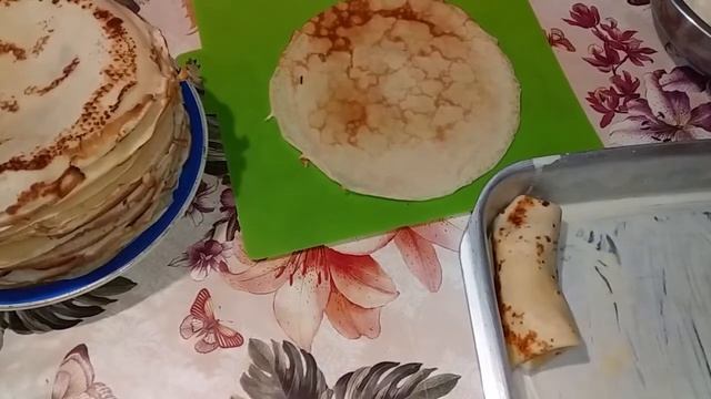 БЛИНЧИКИ С ТВОРОГОМ В ДУХОВКЕ В СЛИВОЧНОМ МАСЛЕ. смотреть онлайн