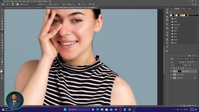 face retuching in photoshop , photo editing ।। photoshop tutorial ।। maruf28 смотреть онлайн