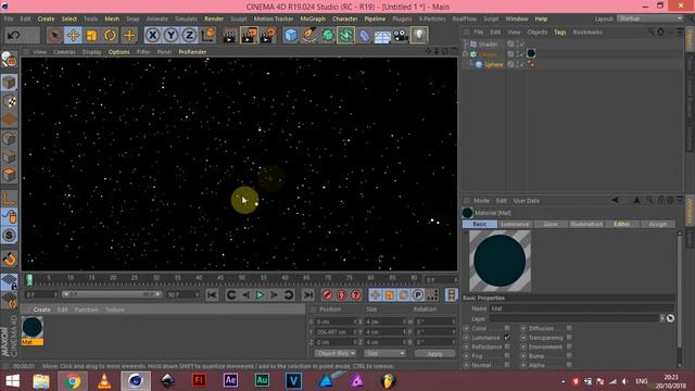 Create This Amazing Starfield Effect In Cinema 4D From Scratch. | Full Tutorial !