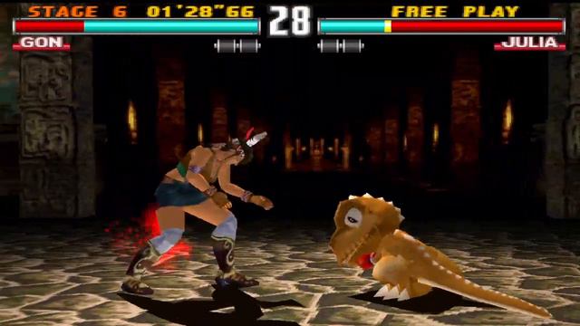 Tekken 3 Gon with Paul Moves Arcade смотреть онлайн