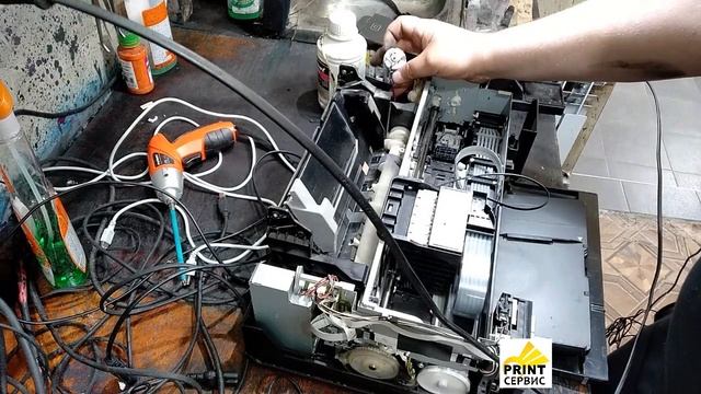 Замедляется во время печати. L800, L805, T50, P50 и аналоги. Часть 1 смотреть онлайн