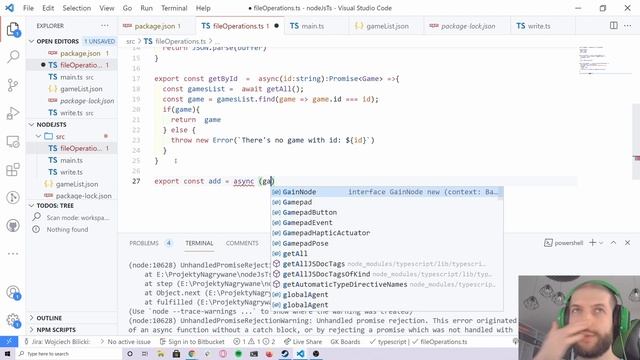 NodeJS with TypeScript - CRUD with JSON and TS #3 смотреть онлайн
