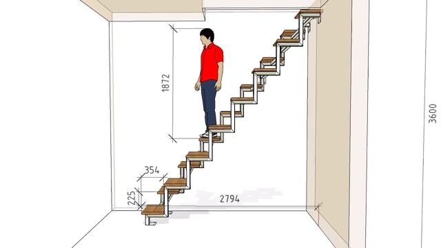 Лестница гусиный шаг / ломанный косоур смотреть онлайн