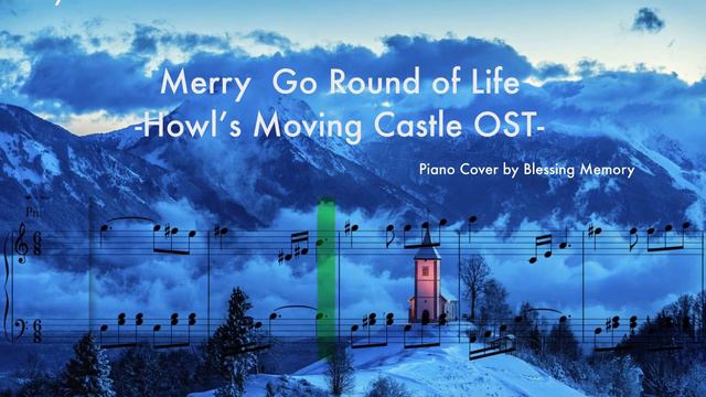Merry Go Round of Life(Howl’s Moving Castle)-Piano cover 인생의 회전목마 (하울의 움직이는 성 OST) смотреть онлайн