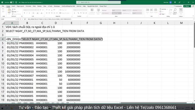 Bài 1: Nhập môn truy vấn dữ liệu SQL trên Excel phân tích dữ liệu thiết kế báo cáo tự động смотреть онлайн