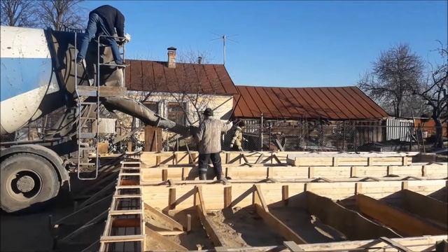 Ленточный фундамент под каркасный дом. смотреть онлайн