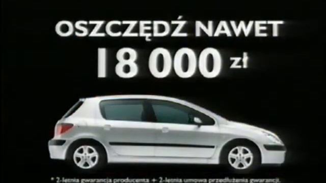 Reklama Peugeot 307 2005 Polska