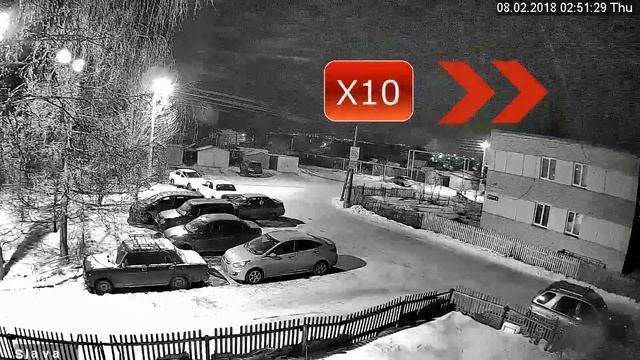 Угон приоры. Запись с камеры видео наблюдения. смотреть онлайн