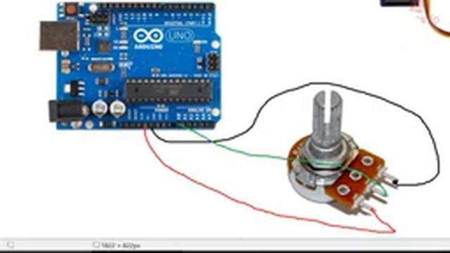13(c) ADC + Servo + Potentiometer (3) смотреть онлайн