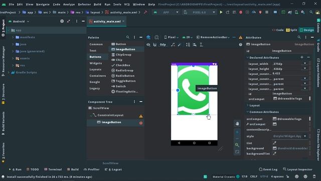 Scroll View In Telugu | Android App Development In Telugu смотреть онлайн