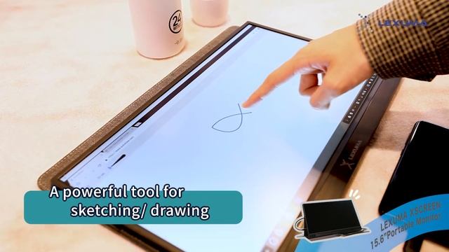 Lexuma XScreen 15.6" Ultra Slim Portable Monitor - Connecting Samsung & HTC Phones using Type-C смотреть онлайн