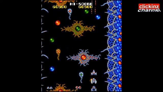 Ufo Robo DANGAR Arcade Gameplay 1cc Playthrough (Nichibutsu 1986 Terra Cresta clone) MAME - partida смотреть онлайн