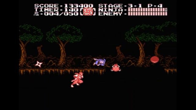 Dendy (Famicom,Nintendo,Nes) 8-bit Ninja Gaiden 2 The Dark Sword of Chaos Act 3