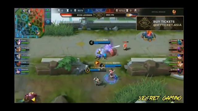 EVOS LEGENDS VS ONIC PH MLBB World Championship 2019 GAME 2 смотреть онлайн