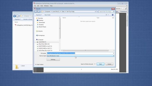 Fast Tip Friday - Convert PDF to Excel смотреть онлайн