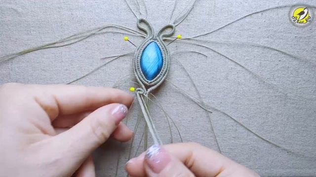 Macrame by Afeng: 2023-06｜Macrame Tutorial｜Macrame Necklace｜编绳｜DIY｜ смотреть онлайн