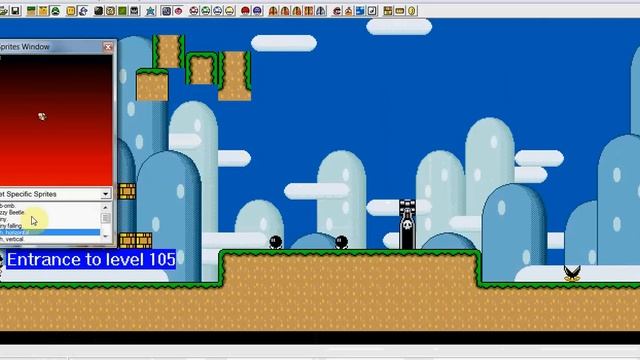 Lunar Magic Tutorial Super Mario World Level editing Basics смотреть онлайн