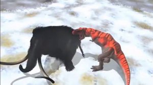 мамонт VS тираннозавра