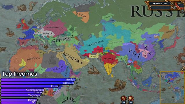 EU4 But Ottomans have CORES on the Entire World смотреть онлайн