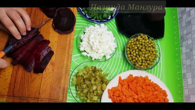 Винегрет. Два способа приготовление супер салата ВИНЕГРЕТ! ДИЕТИЧЕСКИЙ САЛАТ. смотреть онлайн