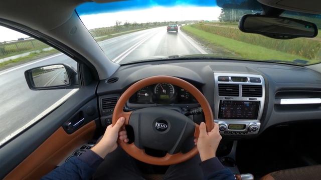 KIA Sportage II 2.7 V6 175HP 4WD (2004) POV Test Drive & Acceleration 0-157 | 4K #154