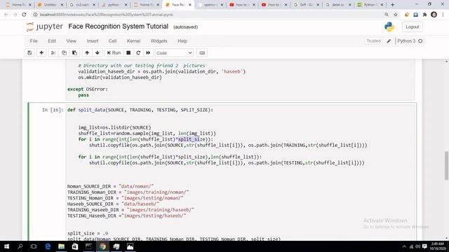 Face Recognition System Software step by step in Python part1 смотреть онлайн