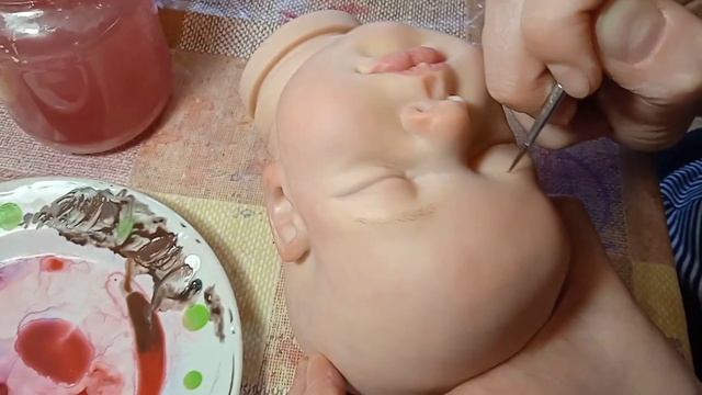 Прорисовка бровей кукле реборн смотреть онлайн