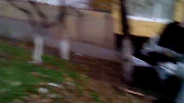 Разбитый авто на Шеболдаева Ростов 19.11.2013 смотреть онлайн