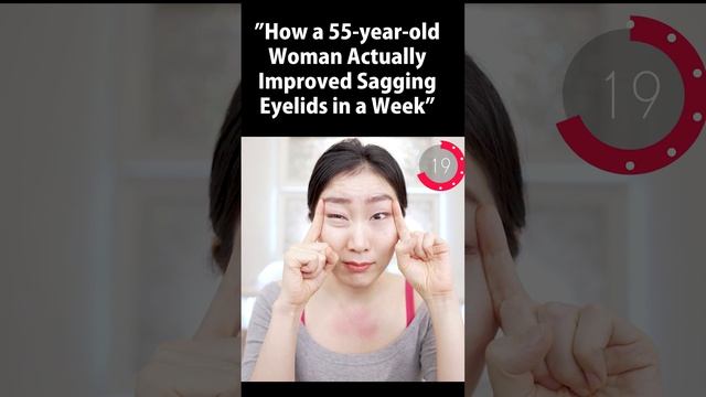 How A 55-year-old Woman Actually Improved Sagging Eyelids In A Week #shorts