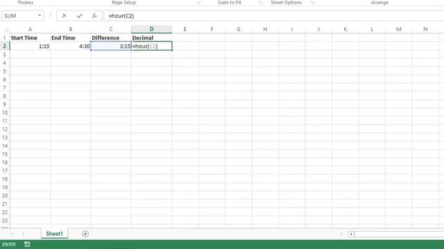 How to Convert Excel Time Difference to Decimal Number : MIcrosoft Excel Tips смотреть онлайн