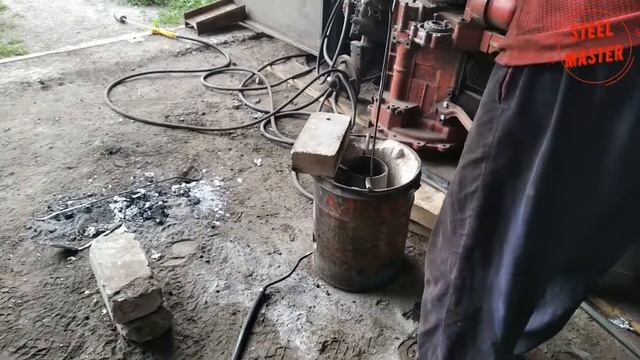 Не СДАВАЙТЕ АЛЮМИНИЙ на МЕТАЛОЛОМ. ЛЬЕМ ШКИВ из АЛЮМИНИЯ у себя в гараже. Для бетономеса. смотреть онлайн