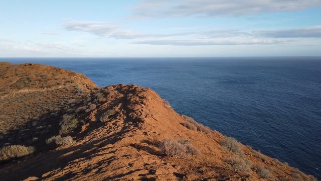 The Montaña Amarilla Natural Monument in Tenerife (Canary Islands, Spain). Walking tour in October смотреть онлайн