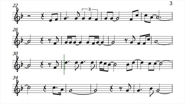 By The Time I Get To Phoenix Flute Violin Sheet Music Backing Track Play Along Partitura