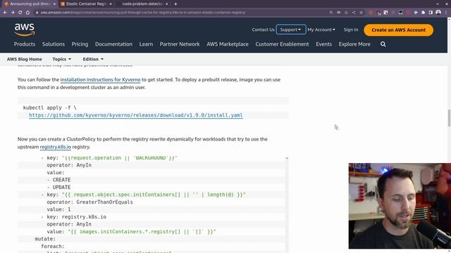 Kubernetes registry caching with ECR смотреть онлайн