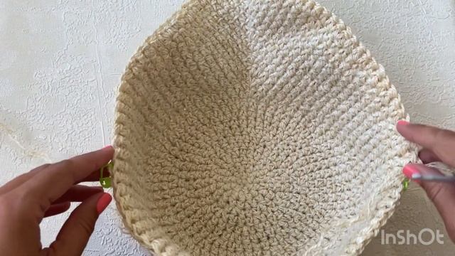 ?Подвесная корзина капля?крючком из джута смотреть онлайн