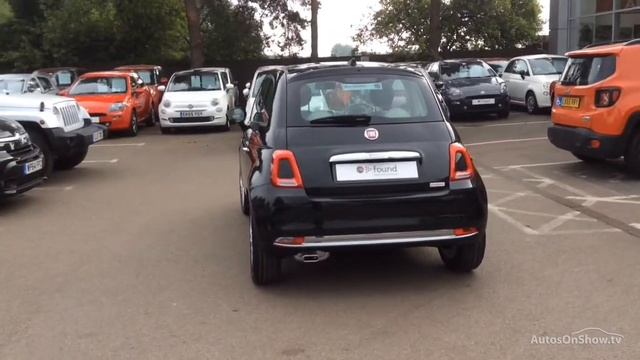 FIAT 500 LOUNGE BLACK 2017 смотреть онлайн
