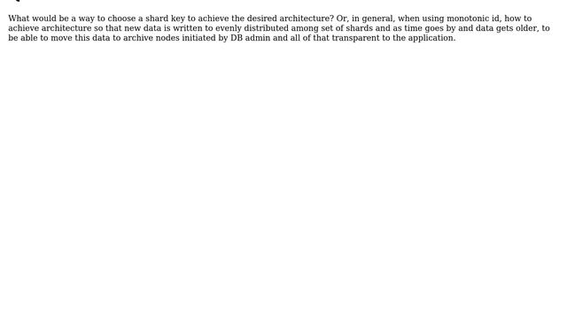 Databases: MongoDB sharding by monotonic id with zones for archiving смотреть онлайн