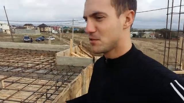 Заливаем монолит второго этажа. смотреть онлайн