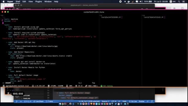 Ansible + Docker (P2): Dùng Ansible cài đặt docker lên 2 slave ubuntu container thông qua playbook. смотреть онлайн