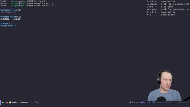 Emacs From Scratch #4 - Projectile and Magit смотреть онлайн